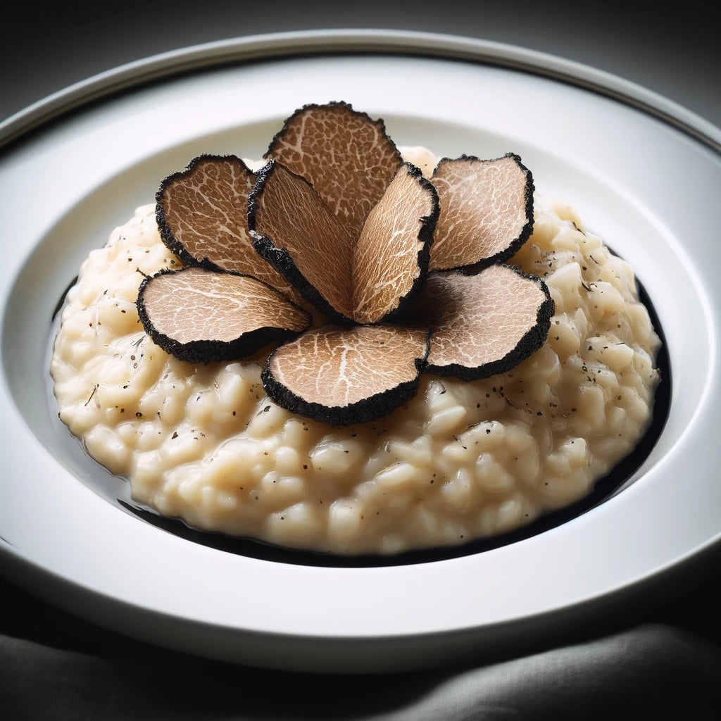 Sort Risotto Opskrift på sort trøffelrisotto med Périgord – Magnatum