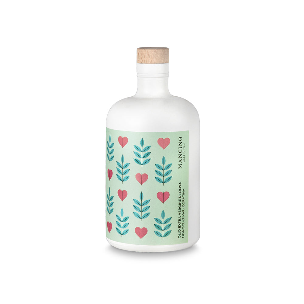 EKSTRA JOMFRUOLIVENOLIE – MONOCULTIVAR – CUORI COLLECTION – CORATINA – 500ML